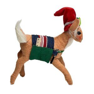 Annalee 75th Anniversary Reindeer Santas Helper Hat Mini Christmas Holidays HTF